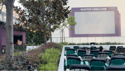 Rooftop Cinema Club โซนเล่นบอร์ดเกม