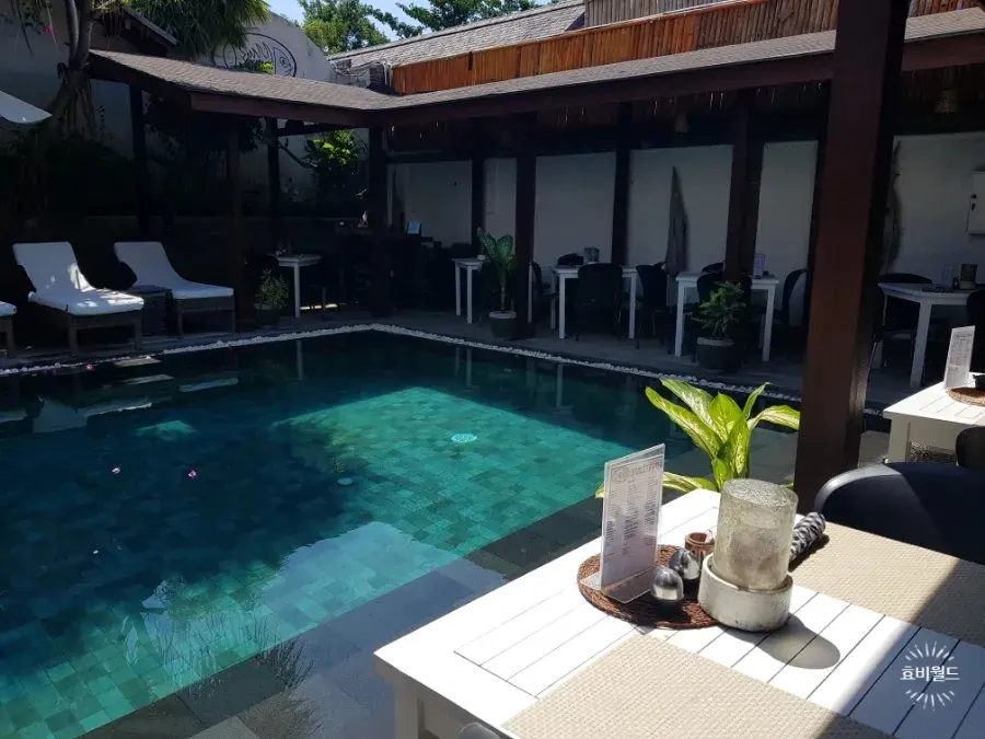Resort main pool area