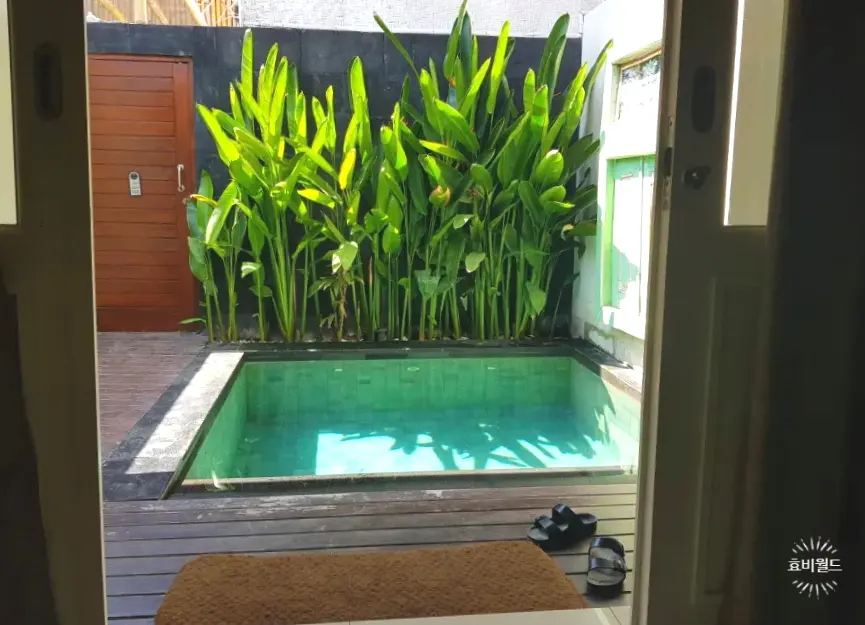 Private pool area