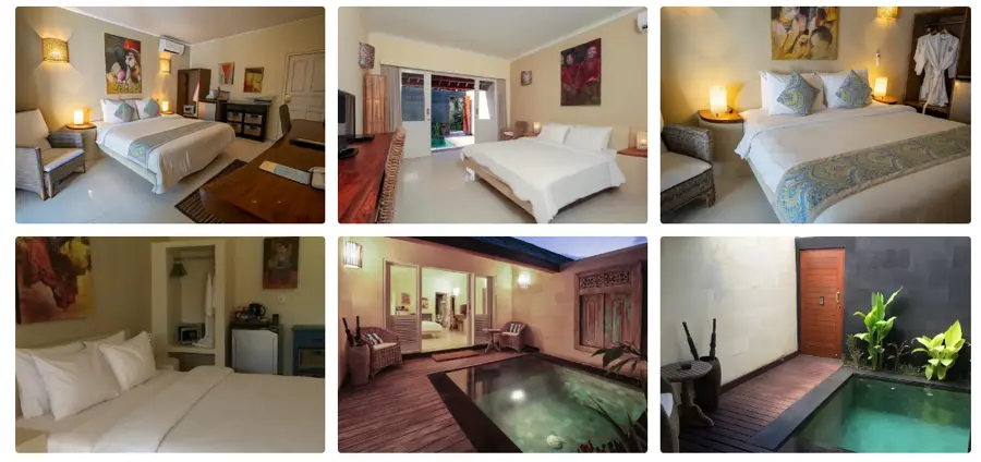 Plunge pool room interior