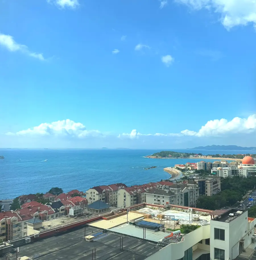 Ocean view from window