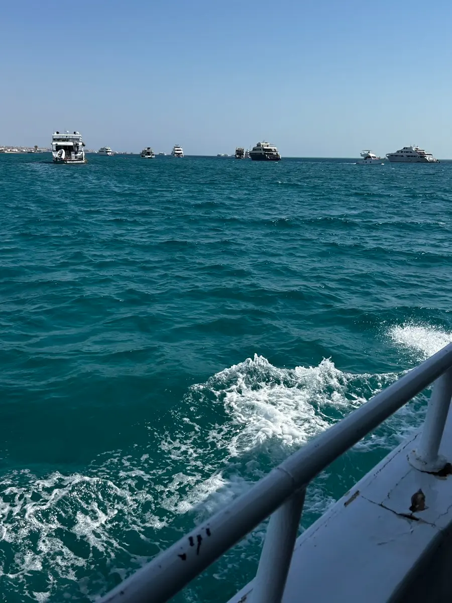 Passengers boarding the tour boat