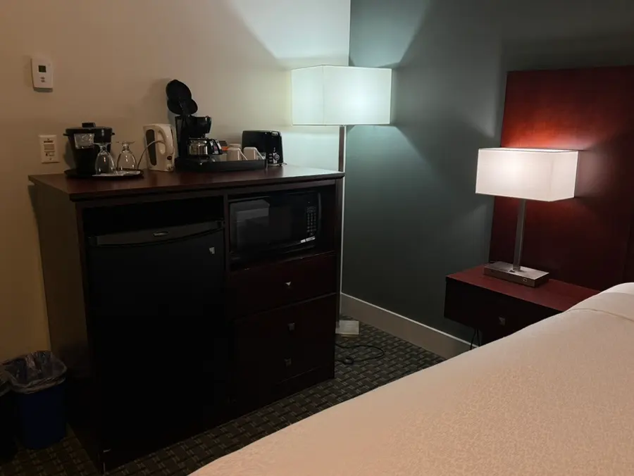 In-room Microwave and Fridge