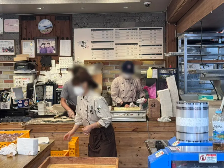 Entering the shop