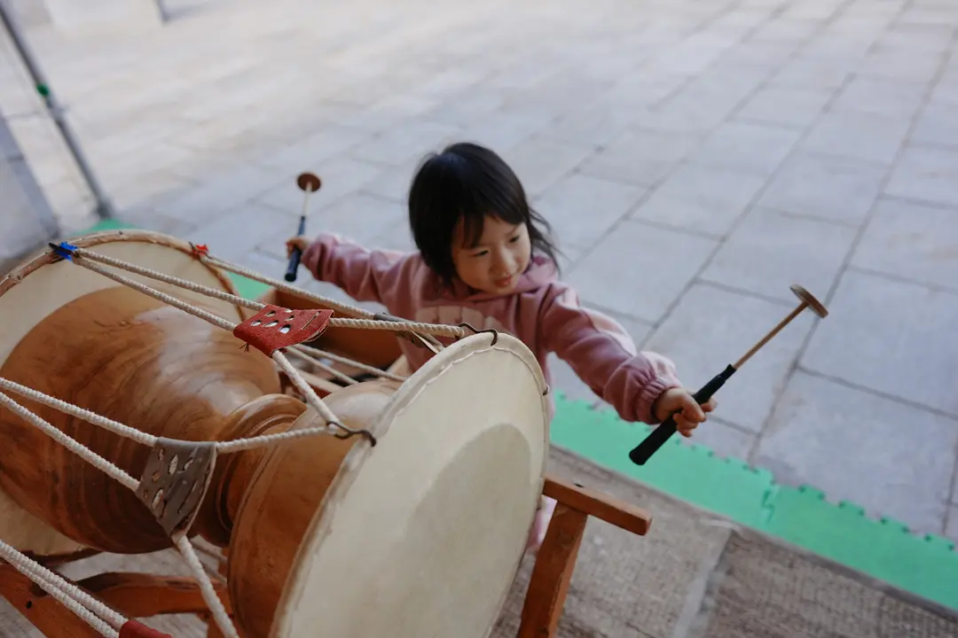 Playing traditional musical instruments