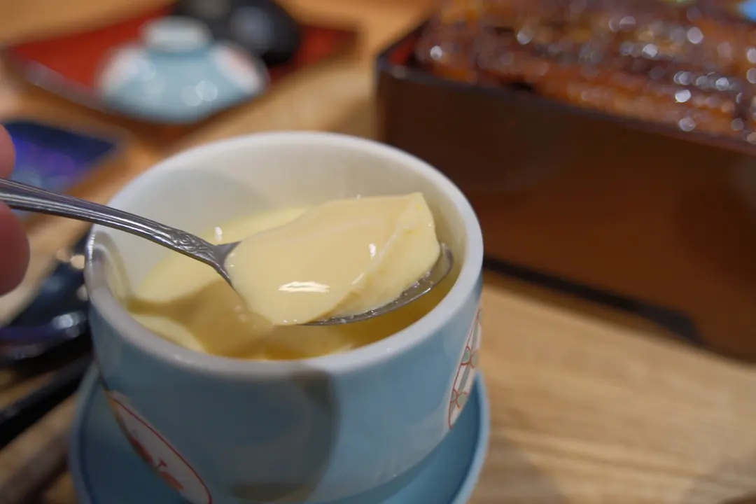 Opening hot chawanmushi
