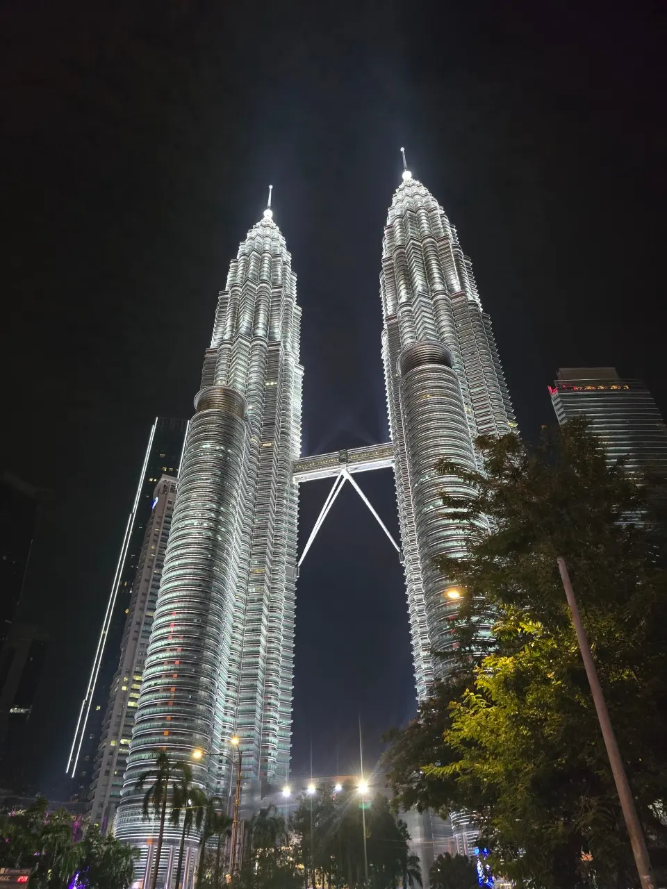 Petronas Twin Towers Night View