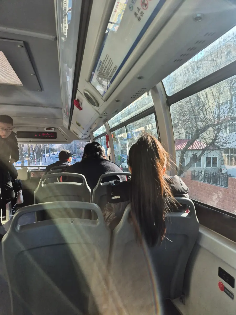 Riding Bus 61 back