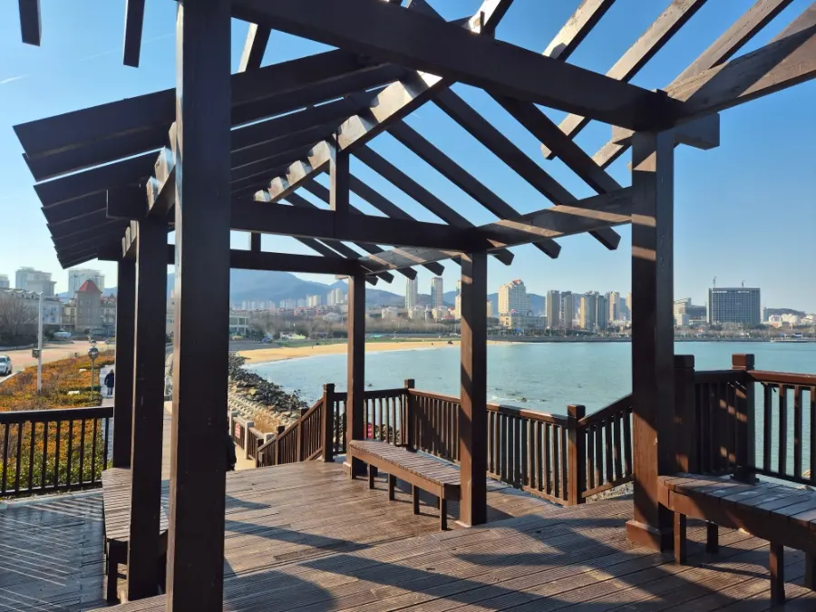 Stairs along the coastal walk