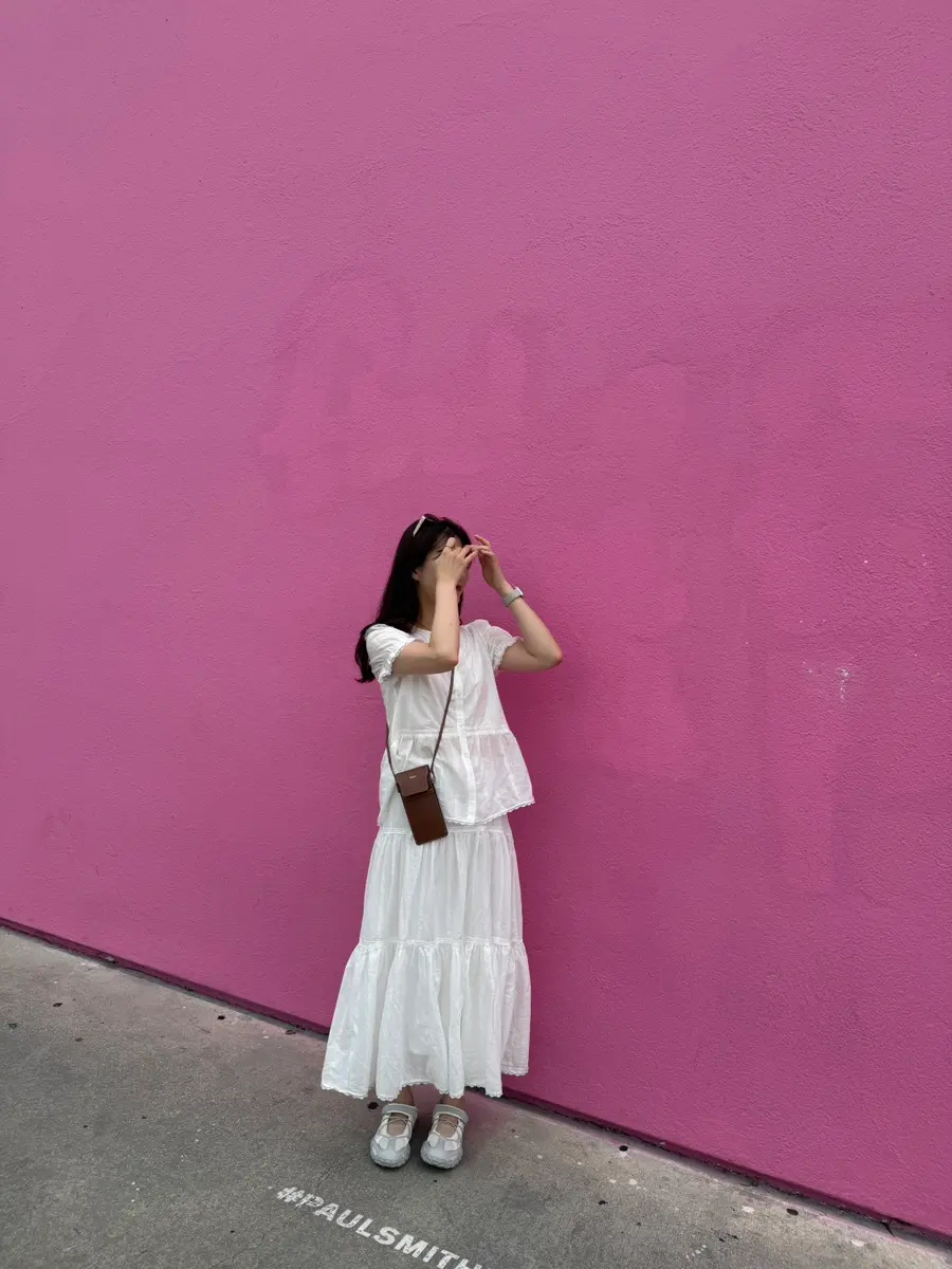 Melrose Avenue Pink Wall