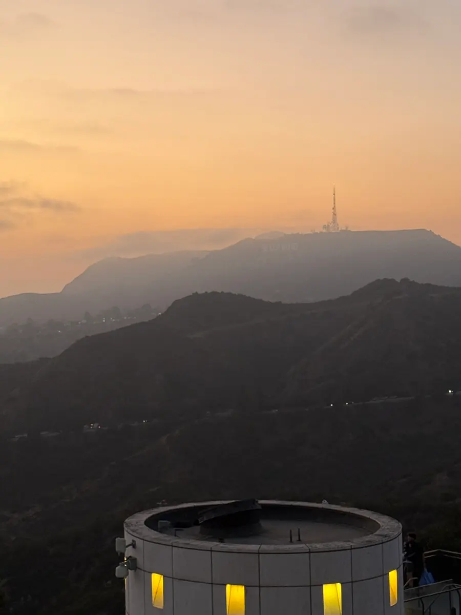 グリフィス天文台の夜景