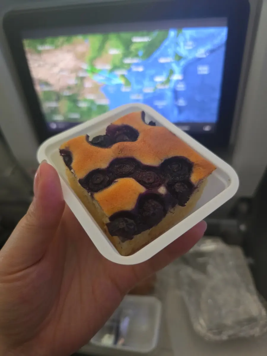 เค้กบลูเบอร์รี่แสนอร่อย