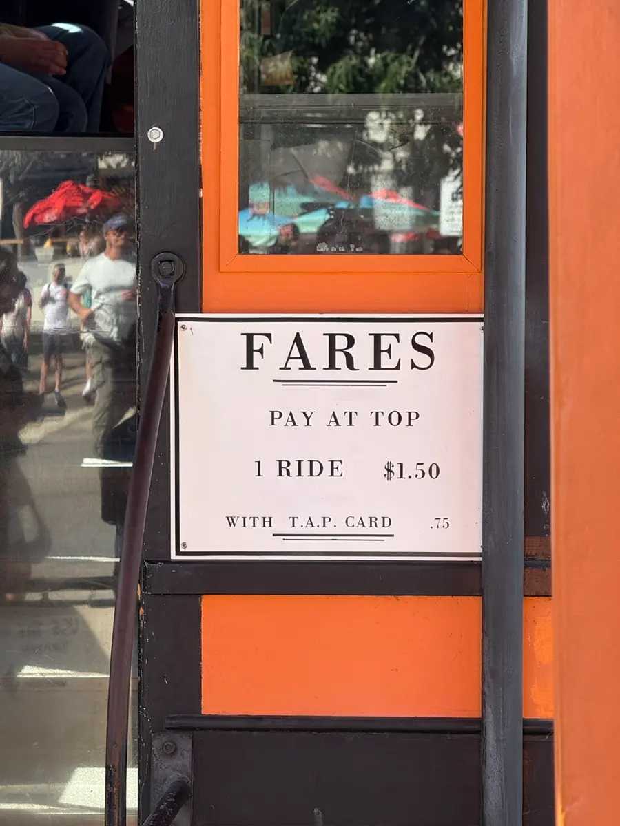 TAP card reader at Angels Flight