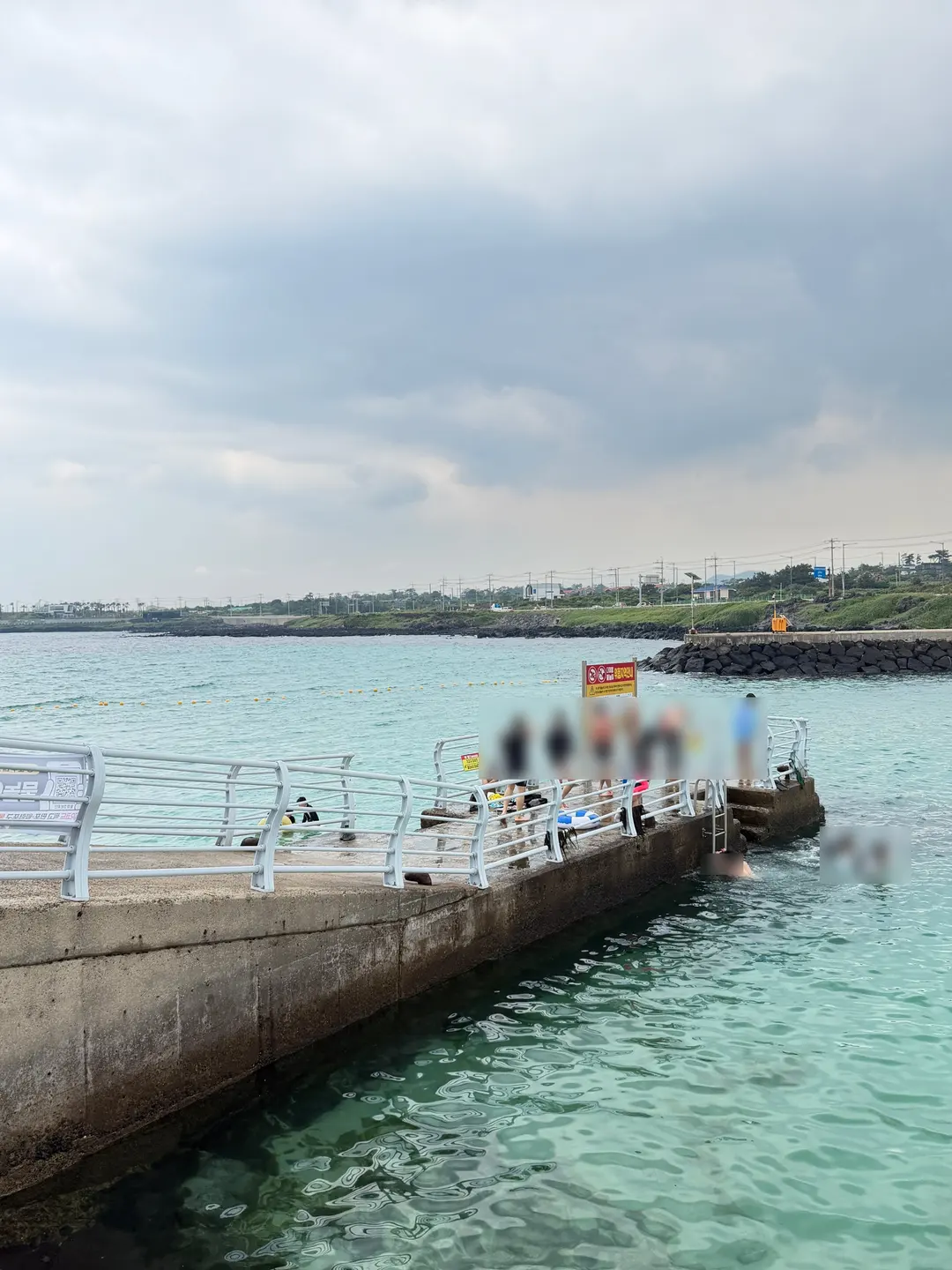 High tide stairs submerged