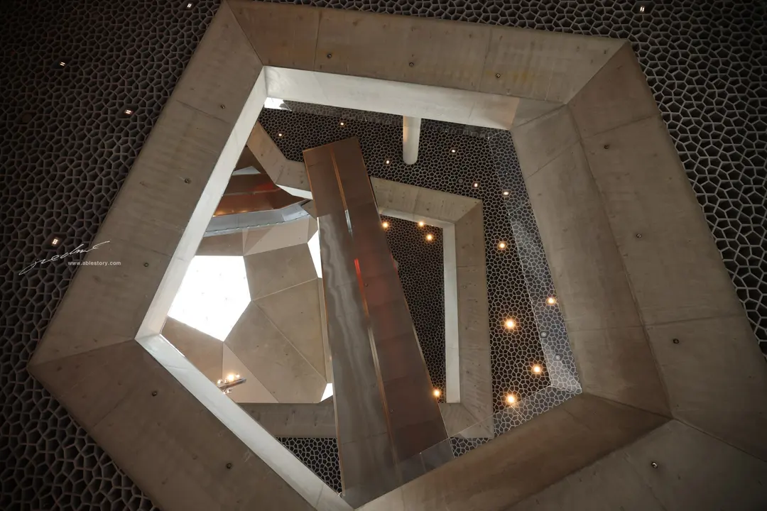 Atrium of Oslo Public Library