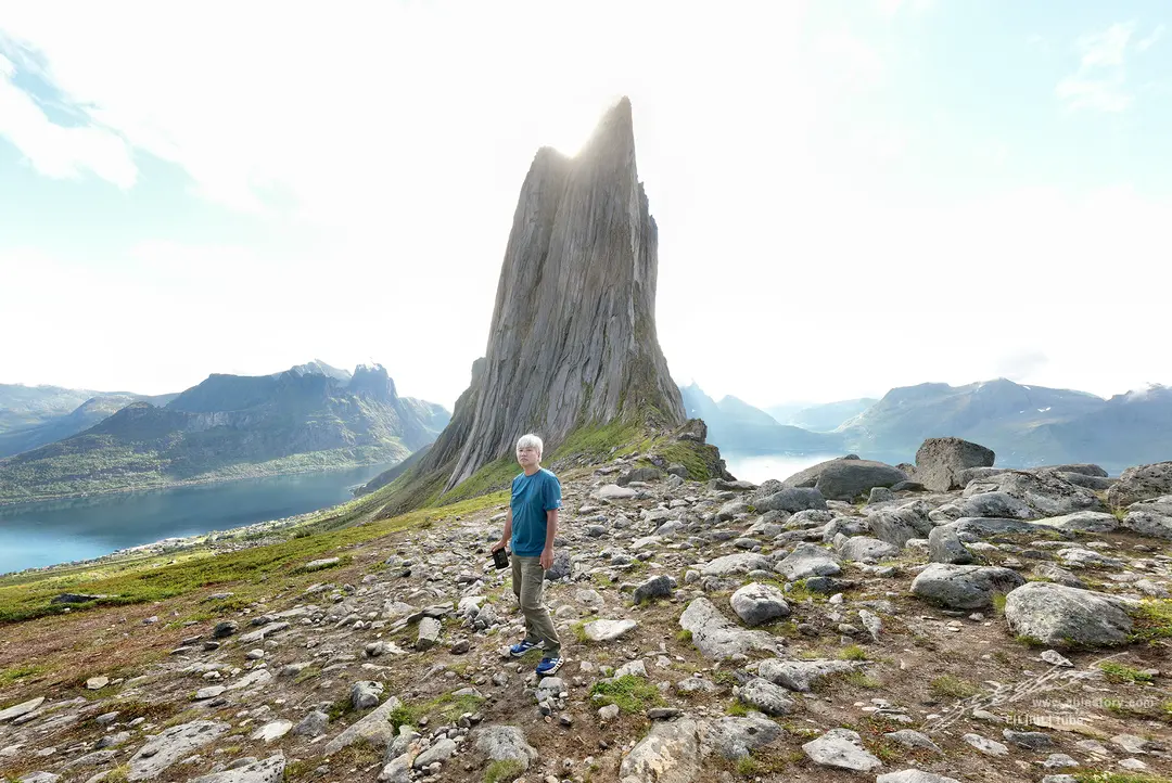 Finally witnessing Mt. Segla under crystal clear skies!