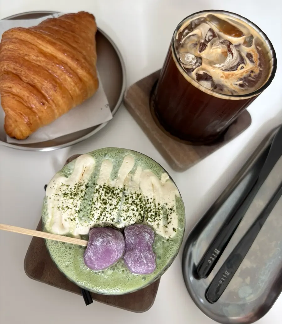Enjoying desserts at Bite Bali