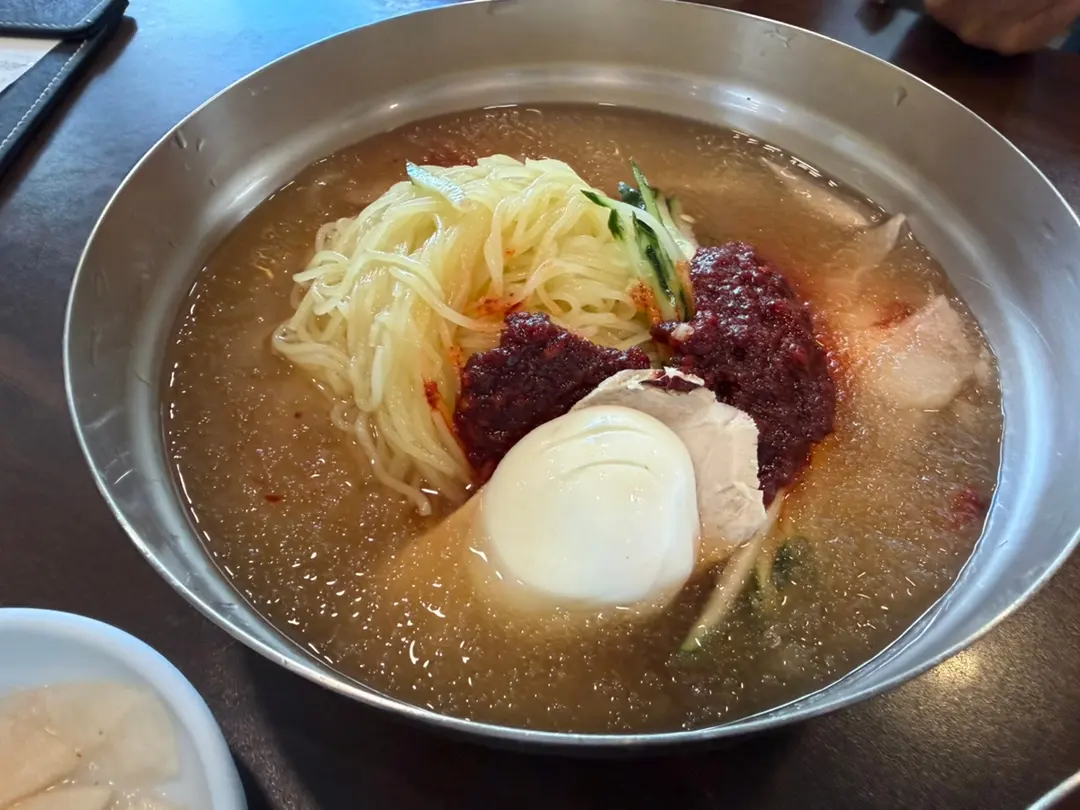 물밀면 & 비빔밀면 & 만두