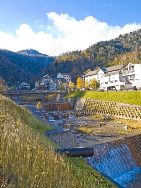 層雲峡の渓谷