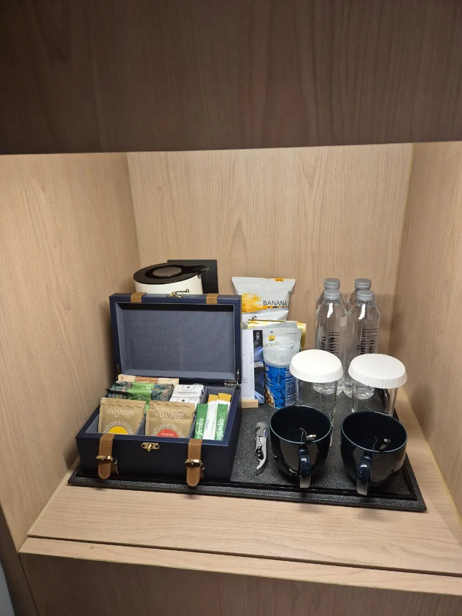 Complimentary Water and Coffee