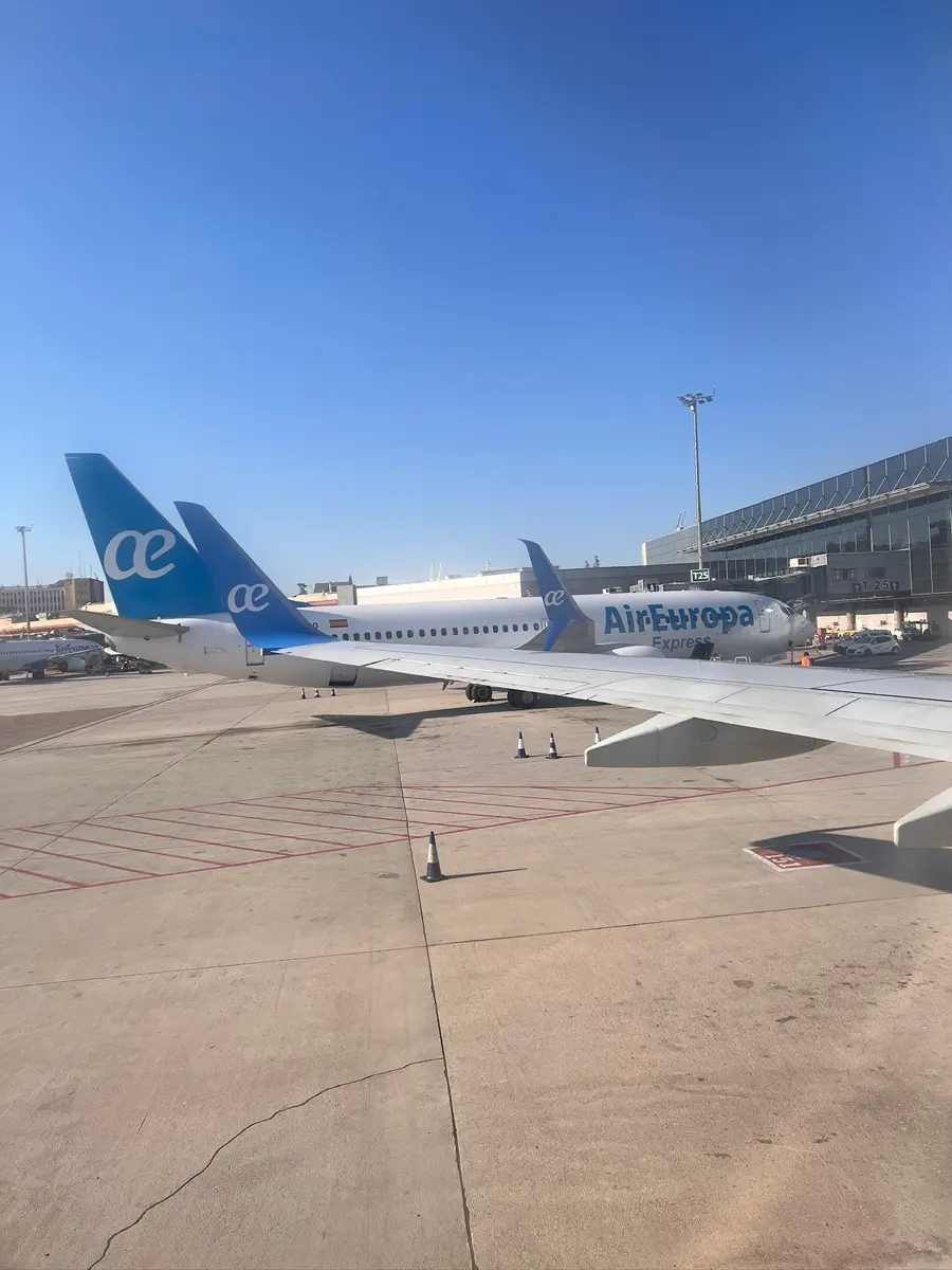 Inside Madrid Airport