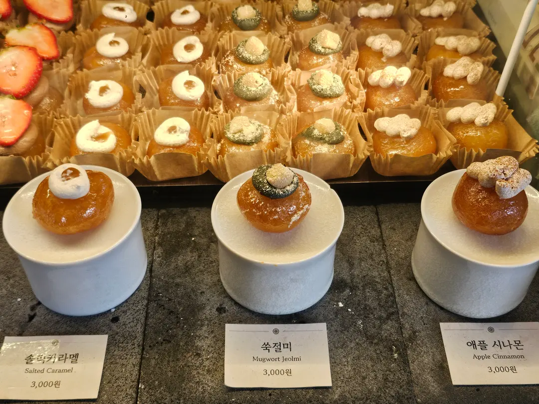 Assorted colorful desserts
