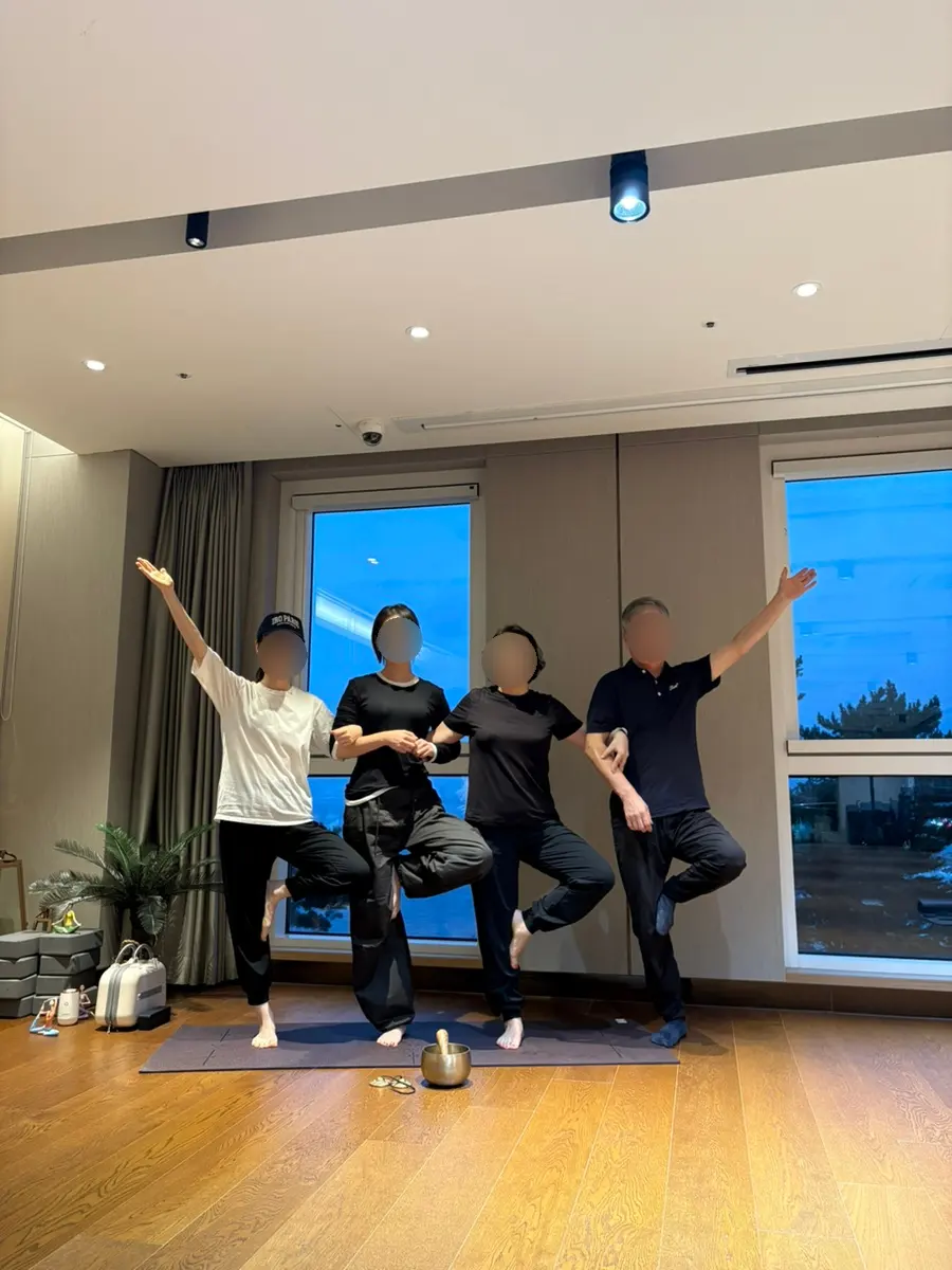 Family Yoga Photo