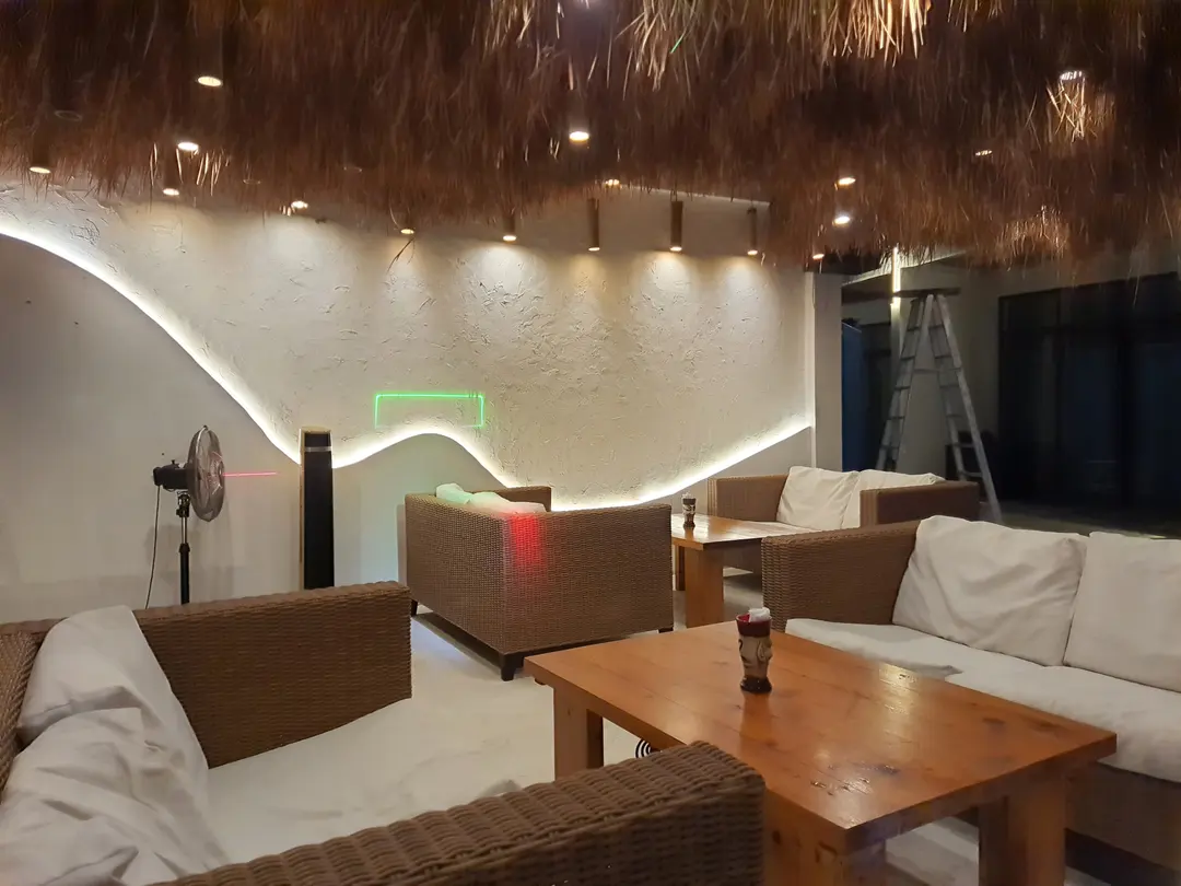 Cozy seating area