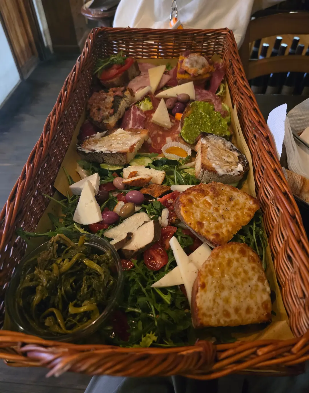 Massive charcuterie board