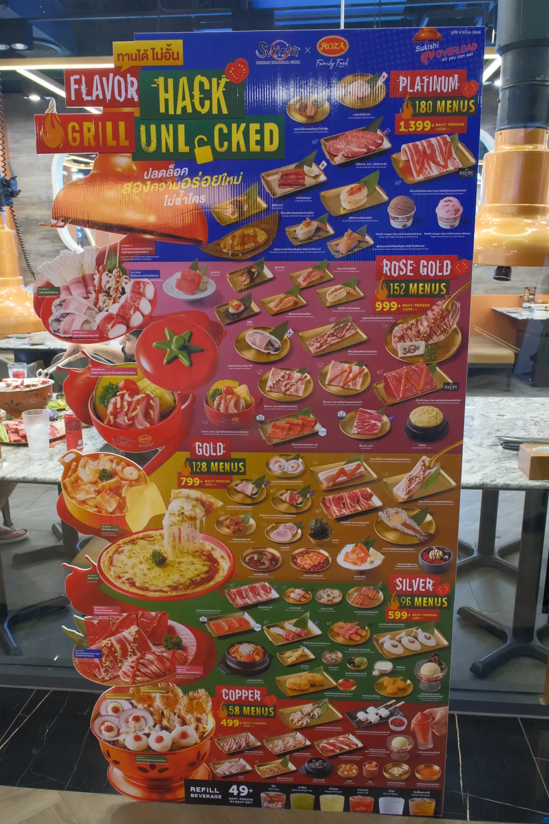 Sukishi Menu Board