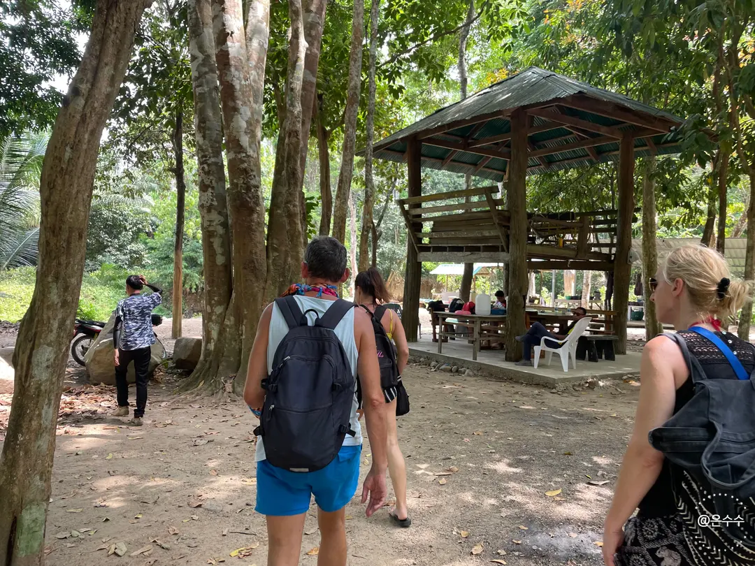 Arriving at the sanctuary