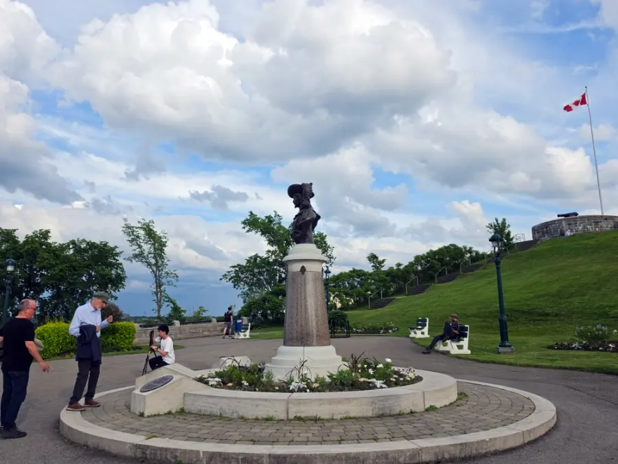 Overlooking the St. Lawrence River