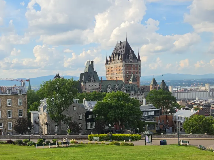 Beautiful Quebec City skyline