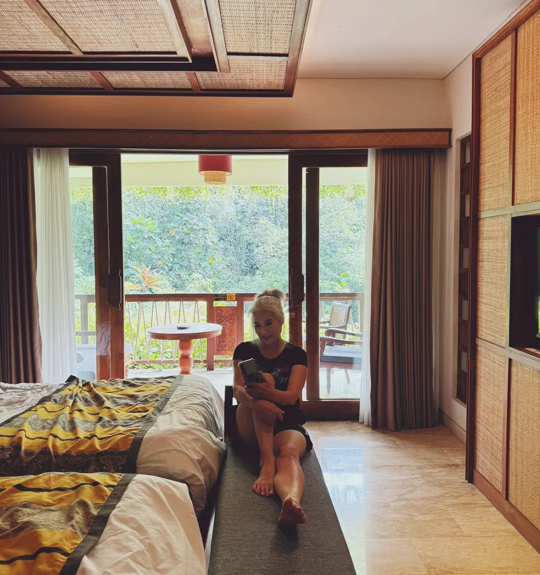 ห้องนอนกว้างขวางที่ Kenran Resort