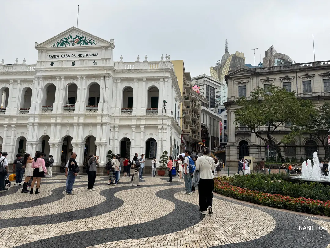 マカオ旧市街の路地
