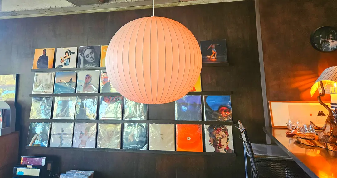 LP record shelves