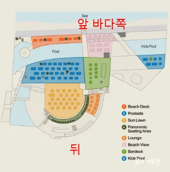 Potato Head Seating Layout Map