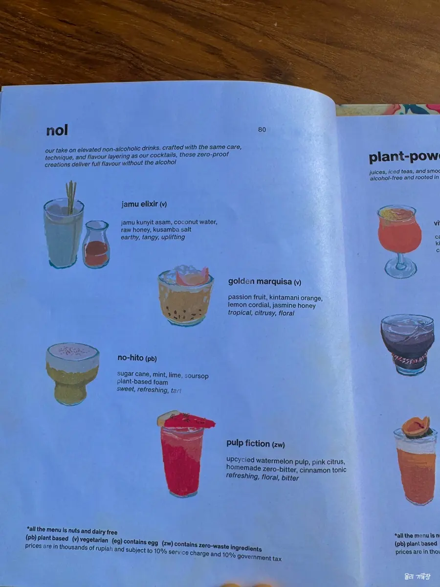 Drink Menu Page 3