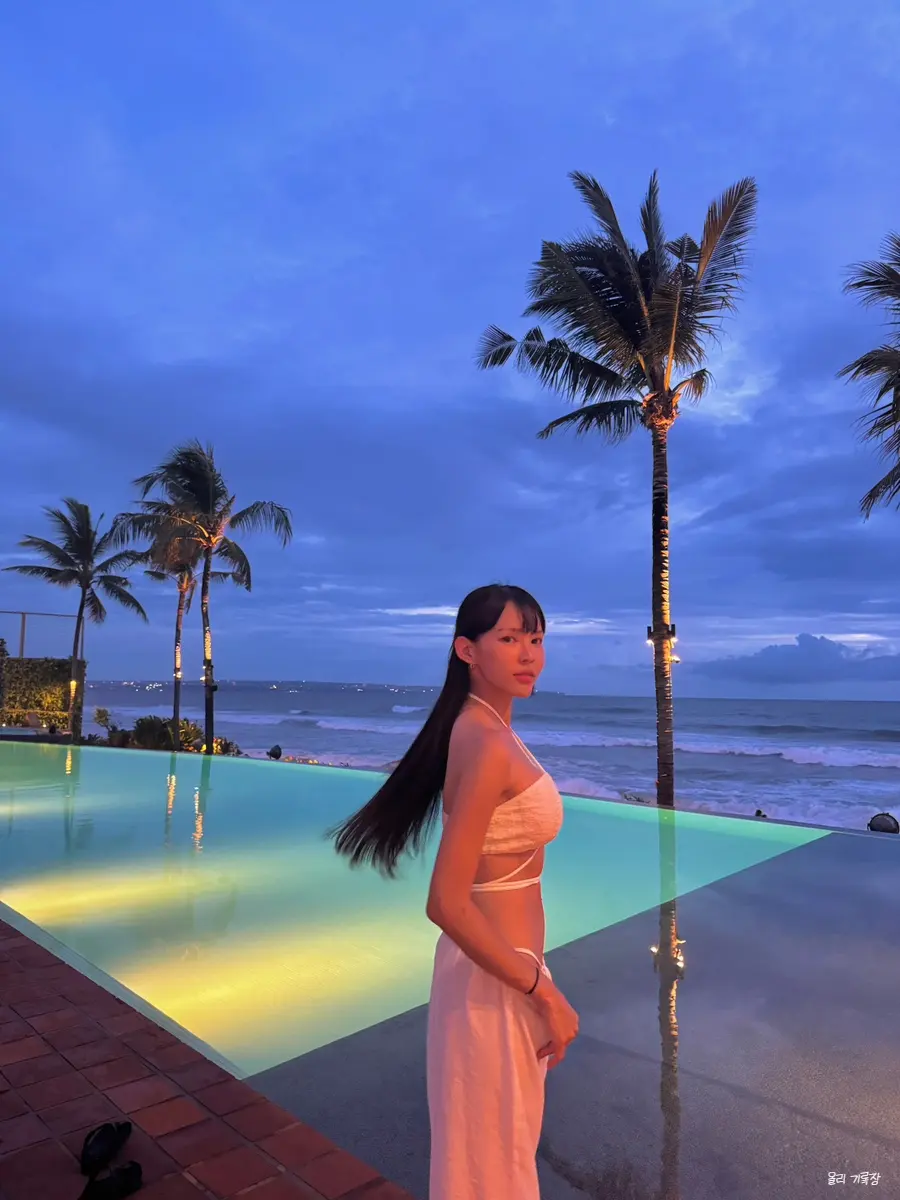 Dusk at Potato Head Beach Club