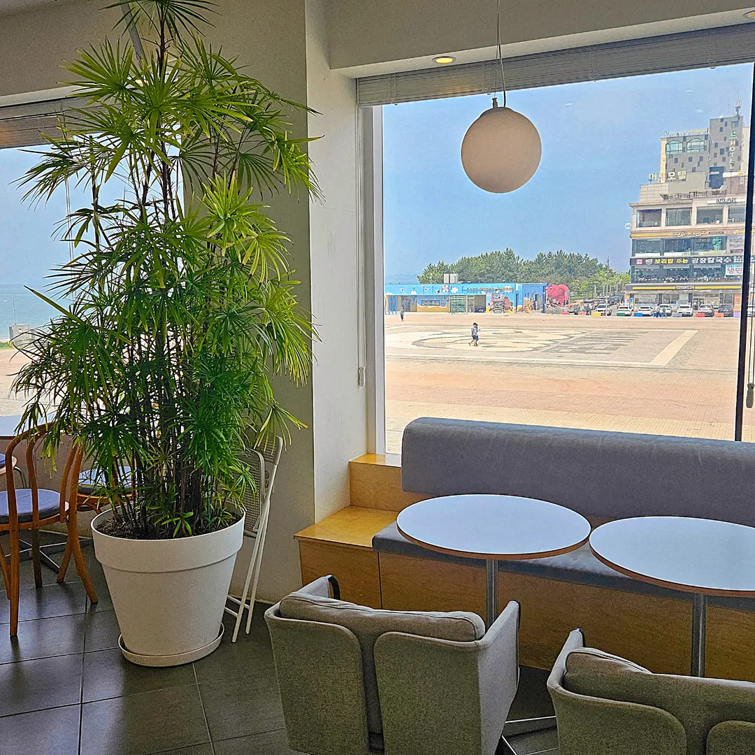 Ocean view terrace seating