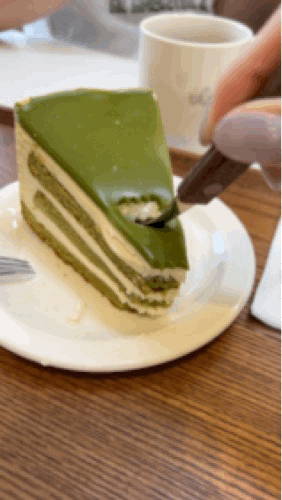 Rich Matcha Gateau Cake