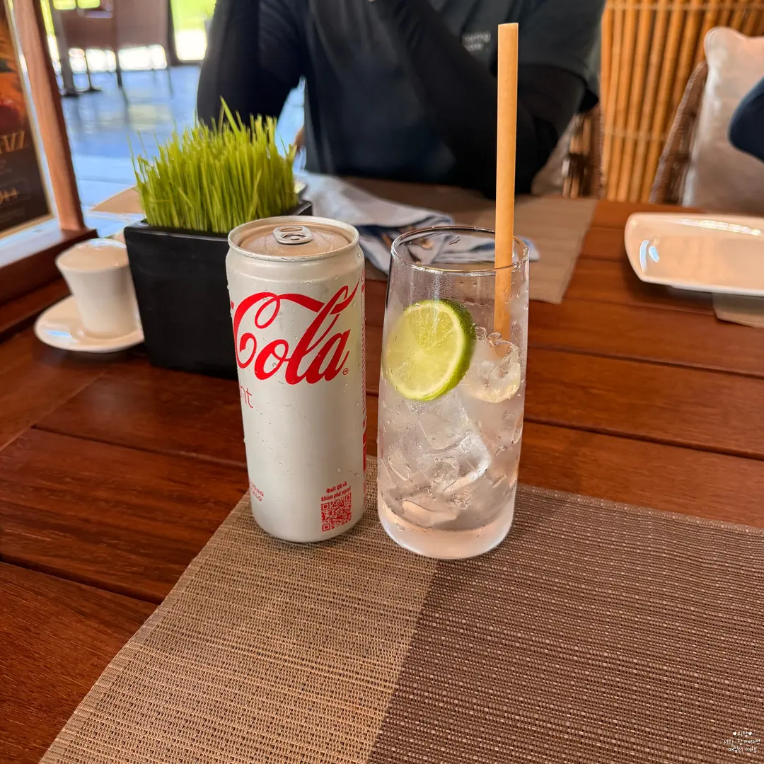 Poolside drinks