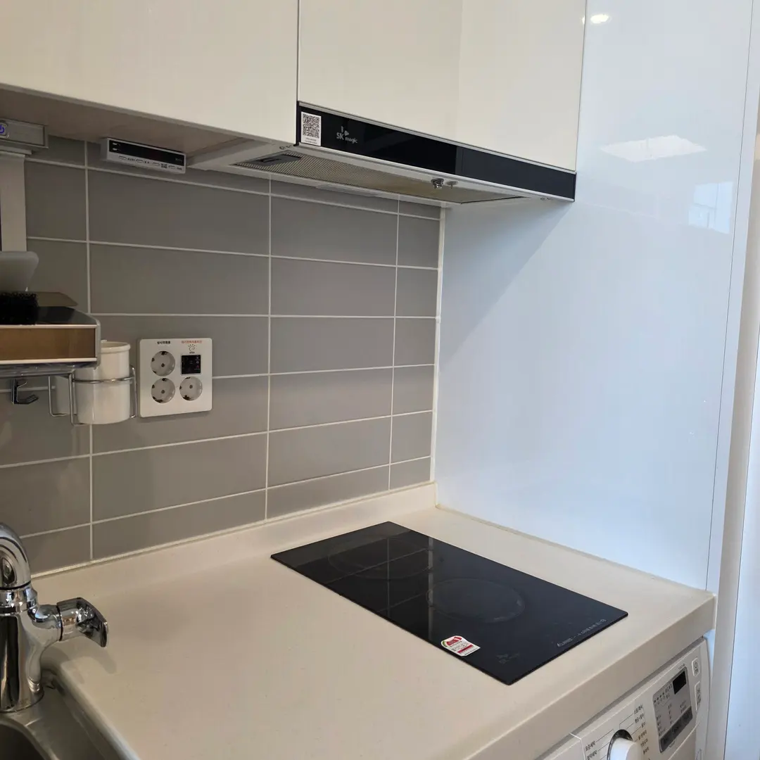 Compact Microwave and Fridge