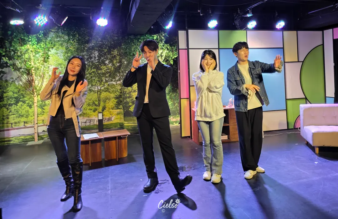 Actors on stage