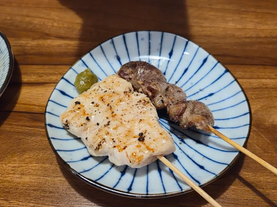 ปิ้งย่างเสียบไม้รวม 5 อย่าง