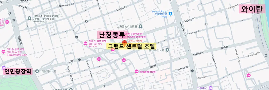 แผนที่ตั้งของ Grand Central Hotel