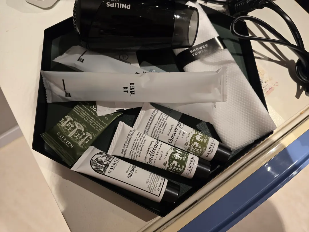 Amenity เซ็ตอาบน้ำฟรี