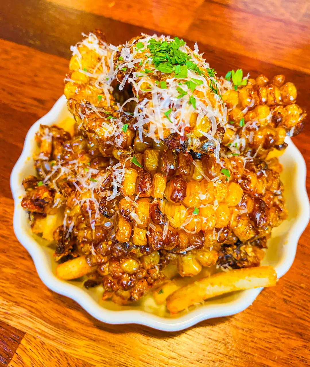釜山ITL House玉米肋排佐薯條