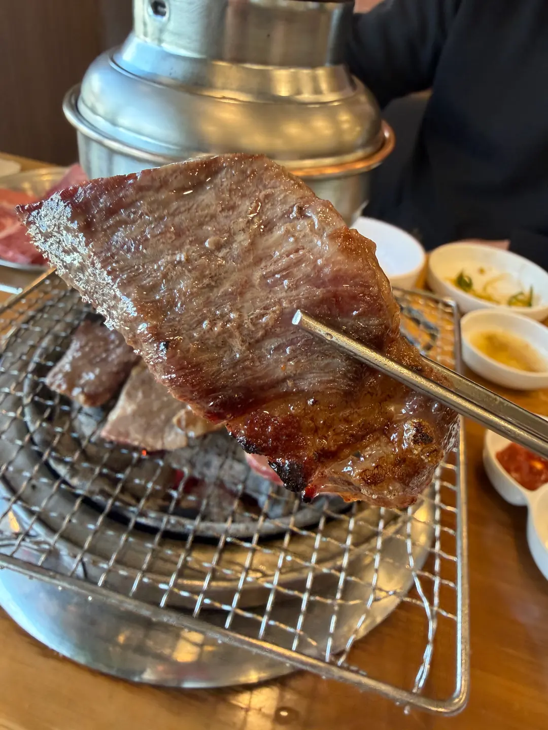 Perfectly cooked hanger steak
