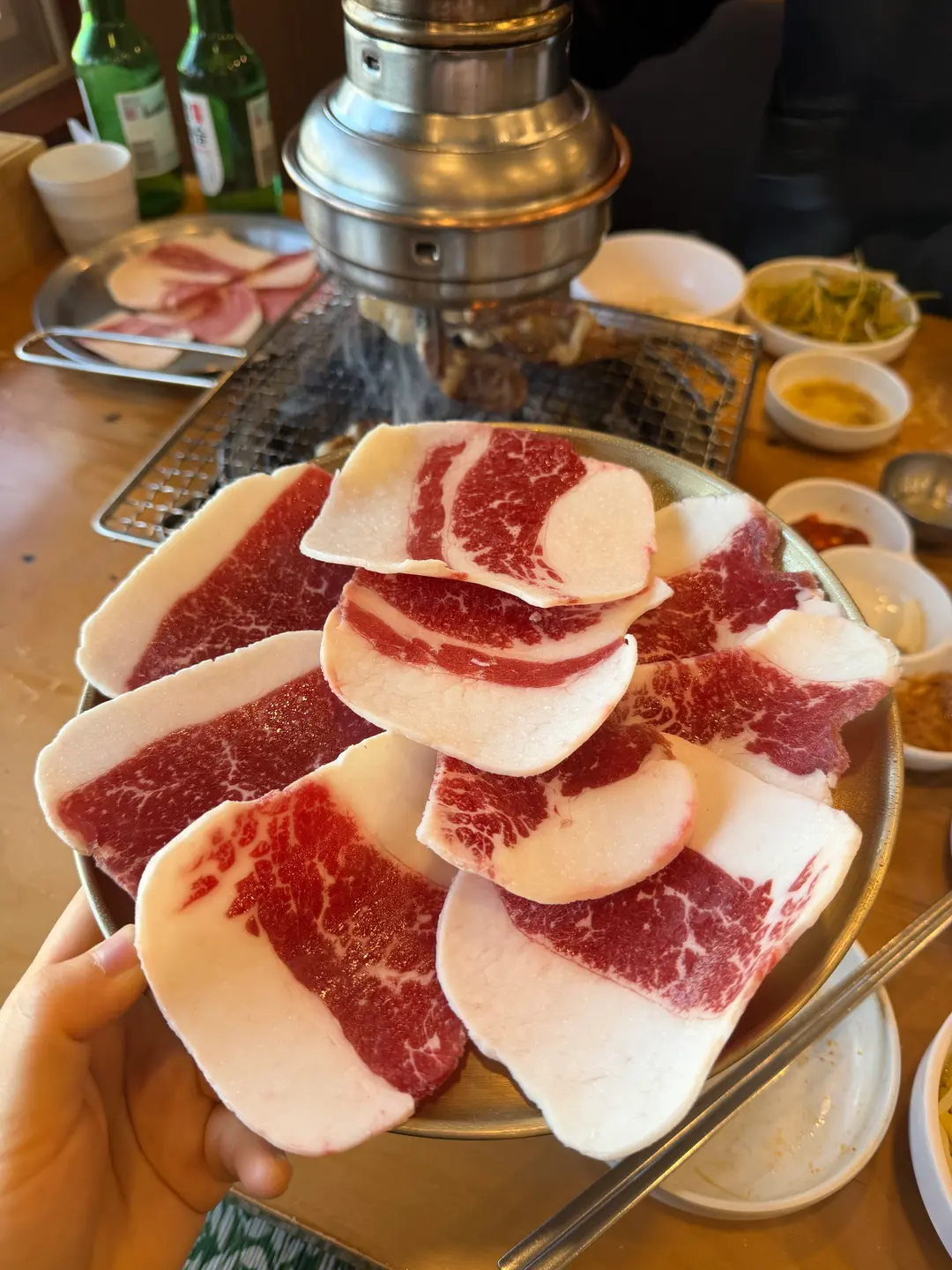 Premium Hanwoo beef brisket